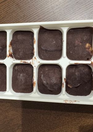 材料3つ　濃厚バナナチョコアイス-レシピのメイン写真