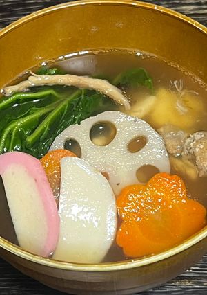 博多雑煮！あごだし白だし使用で時短-レシピのメイン写真