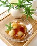 白玉粉でつくる♪みたらし団子寒天