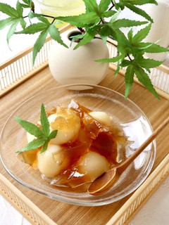 白玉粉でつくる♪みたらし団子寒天-レシピのメイン写真