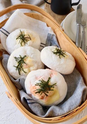 こねない♪明太マヨチーズの米粉パン-レシピのメイン写真