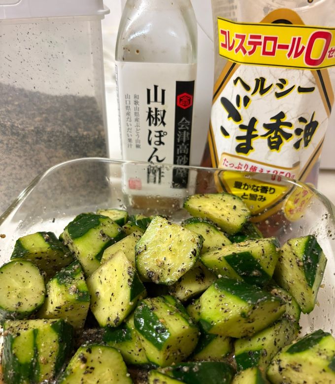 減塩きゅうりのごま漬け-レシピのメイン写真