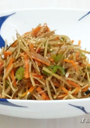 副菜にきんぴらごぼう♪ 作り置きにも◎-レシピのメイン写真