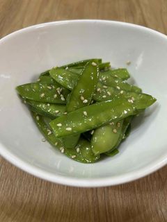 お弁当にも◎鮮やか絹さやナムル-レシピのメイン写真