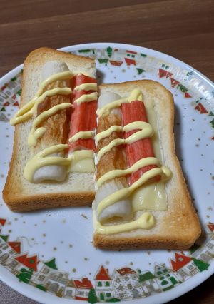 お手軽シーフードで♪ちーずとーすと-レシピのメイン写真