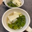 白だしde生わかめと筍のすまし汁/若竹汁
