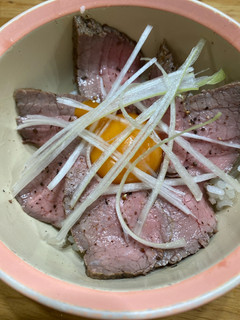 パパ ローストビーフ丼-レシピのメイン写真