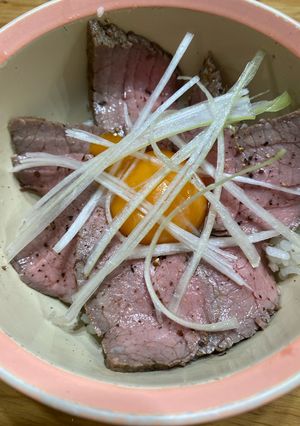 パパ　ローストビーフ丼-レシピのメイン写真