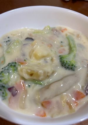【小麦粉不使用】米粉ホワイトシチュー-レシピのメイン写真