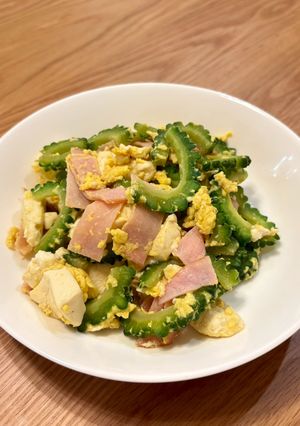 お箸がとまらない！ゴーヤチャンプル🥒🥚-レシピのメイン写真