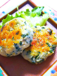 低糖質レシピ☆鶏挽き肉の和風つくねバーグ-レシピのメイン写真