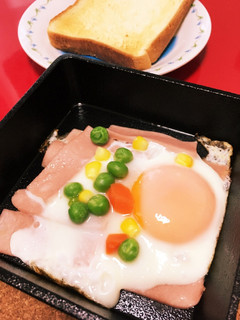 スキレットで簡単目玉焼き-レシピのメイン写真