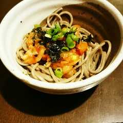 韓国風？おつまみお蕎麦-レシピのメイン写真