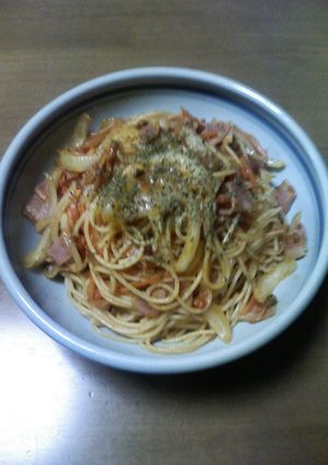昨日のミートソースの残りは！定番の・・-レシピのメイン写真