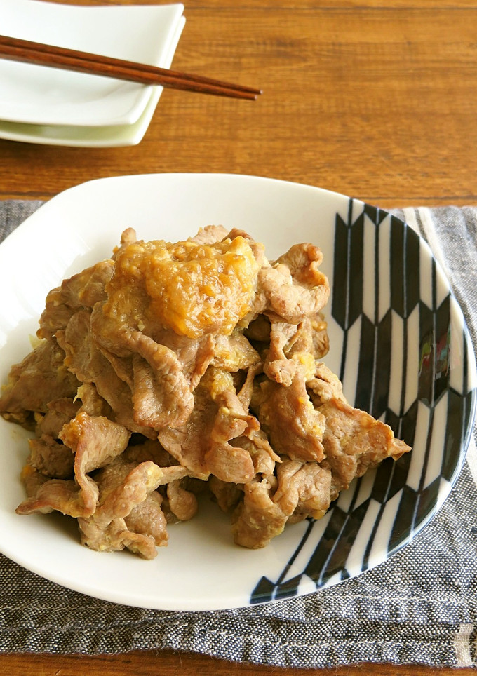 牛肉のたまねぎ生姜おろし和え☆みそ風味-レシピのメイン写真