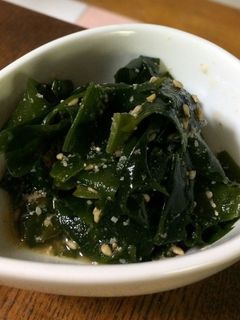 5分で出来る!生わかめのごまポン酢和え♪-レシピのメイン写真