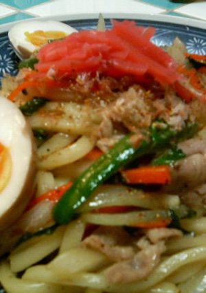 みりんと大葉の　　焼きうどん-レシピのメイン写真