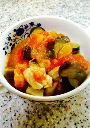 トマト缶なし！チキンラタトゥイユ！-レシピのメイン写真
