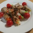 豚肉のカラフル野菜巻き♪