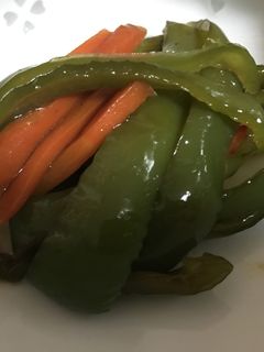 ピーマンとにんじんの甘辛煮-レシピのメイン写真
