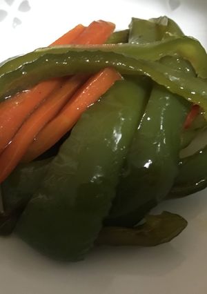 ピーマンとにんじんの甘辛煮-レシピのメイン写真