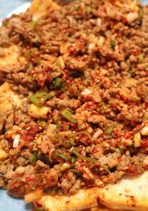 豚肉そぼろと豆腐炒め 韓国家庭料理-レシピのメイン写真
