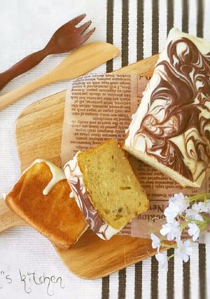 ♥バナナとチーズのしっとりケーキ♥-レシピのメイン写真