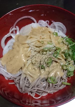 【血液サラサラ】冷やしオニオン蕎麦-レシピのメイン写真