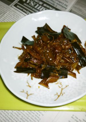 セロリ+羅臼昆布のピリ辛佃煮-レシピのメイン写真