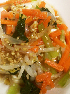 超楽々 ナムル オン ザ 豆腐 作ります-レシピのメイン写真