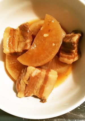 簡単、豚バラ大根さっぱり煮-レシピのメイン写真