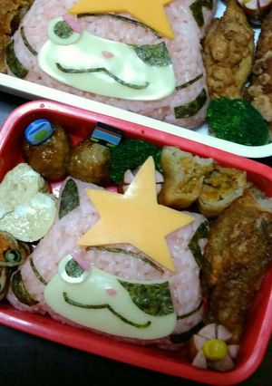 妖怪ウォッチ キャラ弁 ラストブシニャン-レシピのメイン写真