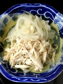 ササミの酢の物-レシピのメイン写真