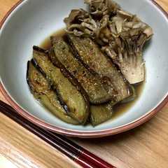 รูปของ なすと舞茸の煮浸し