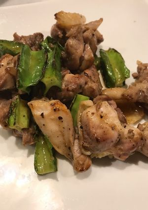 四角豆と親鳥炒め-レシピのメイン写真