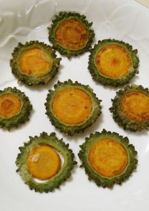 ゴーヤとニンジンの揚げ物-レシピのメイン写真