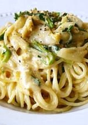 絶品♪キムチクリームパスタ-レシピのメイン写真