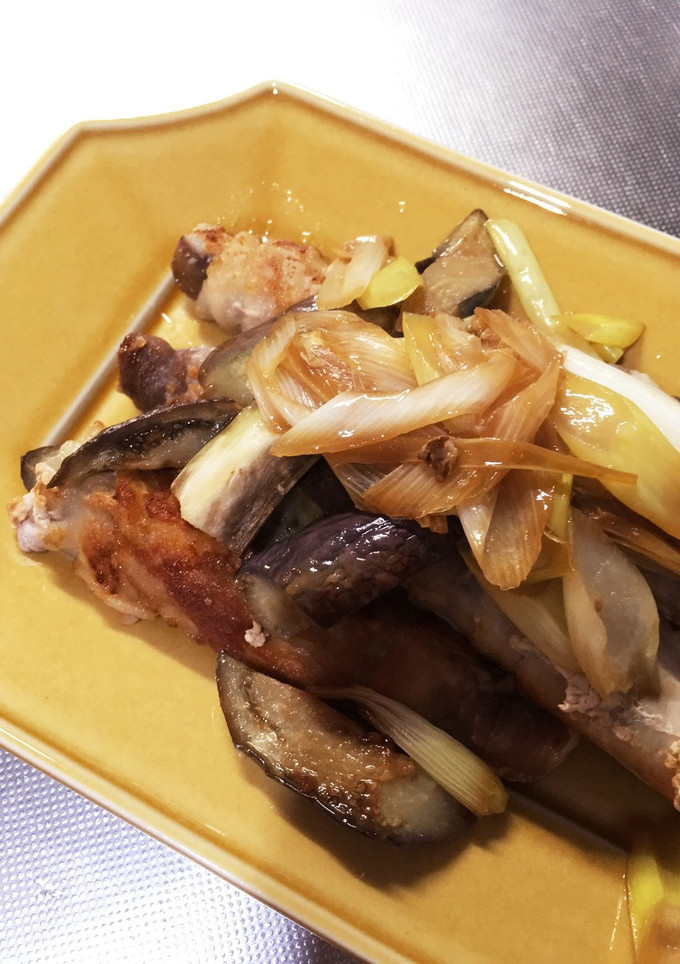 茄子の豚肉巻き塩ネギソースがけ-レシピのメイン写真