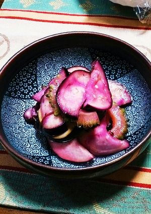 なす大量消費！簡単梅酢漬け-レシピのメイン写真