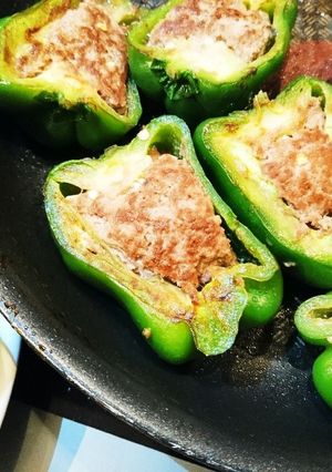 簡単♡♡ピーマンの肉詰め♡♡コツあり-レシピのメイン写真