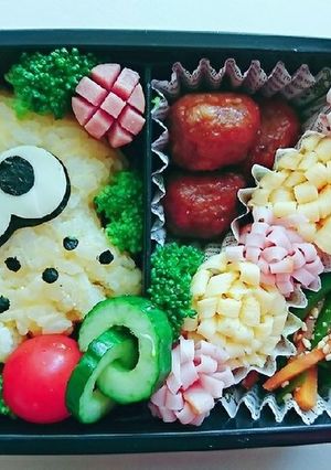 スプラトゥーン ☆イカ キャラ弁-レシピのメイン写真
