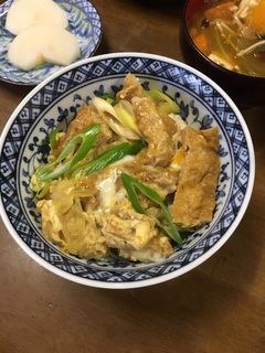 ヘルシーかつジューシーな油揚げのキツネ丼-レシピのメイン写真