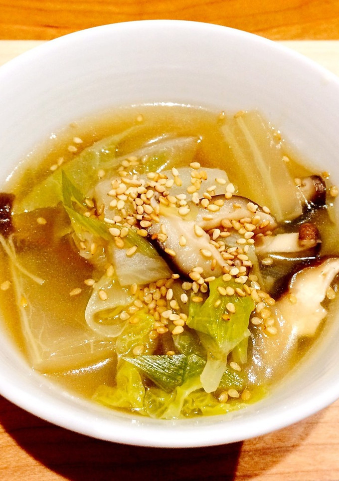 野菜たっぷり簡単生姜スープ【冷え症対策】-レシピのメイン写真