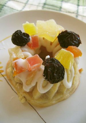 ★クリスマスリース★　チーズケーキ-レシピのメイン写真