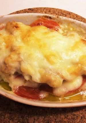 鶏むね肉とトマトのチーズグリル-レシピのメイン写真