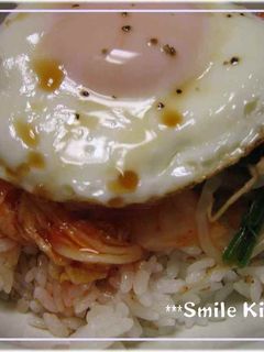 簡単♪激ウマd(。ゝω・´)キムチ丼~♪-レシピのメイン写真