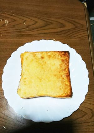 材料最小限のメロンパン風トースト-レシピのメイン写真