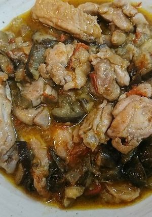 ワインが旨い、手抜きチキンのトマト煮-レシピのメイン写真