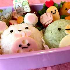 รูปของ キャラ弁 すみっコぐらし