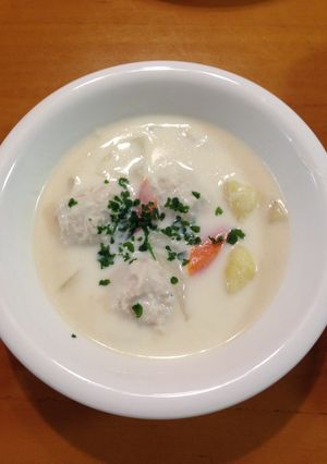 鶏団子のクリームシチュー-レシピのメイン写真